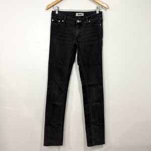 Vintage Acne Hex/Blacks Dark Gray Low Rise Slim Fit Straight Jeans 28x34 Casual